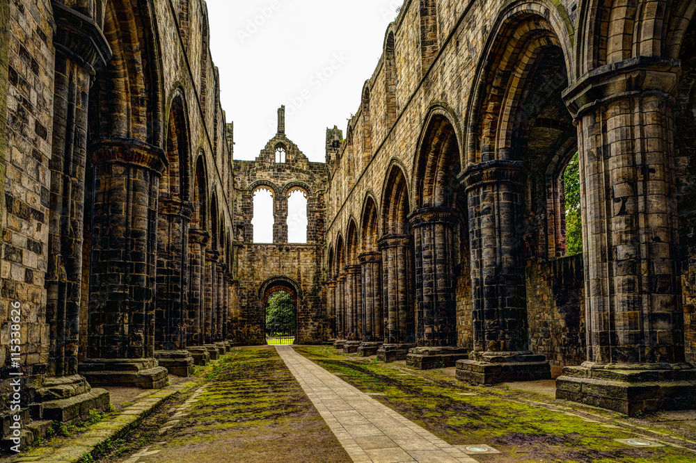 Medieval Kirkstall Abbey in Leeds. Medieval Kirkstall Abbey in Leeds.