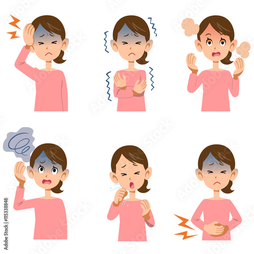 女性の病気の症状6種類
