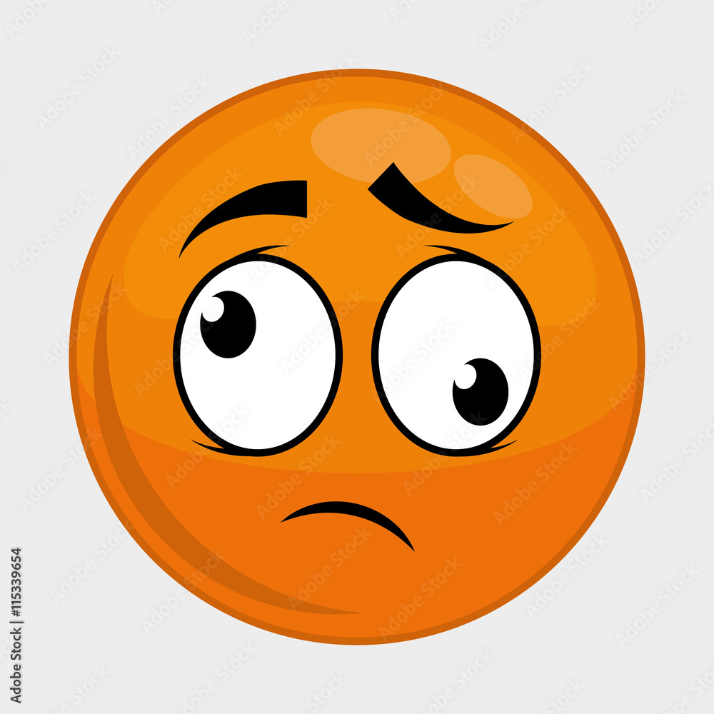 Cartoon design represented by expression face icon. Colorfull and isolated illustration. Cartoon design represented by expression face icon. Colorfull and isolated illustration.