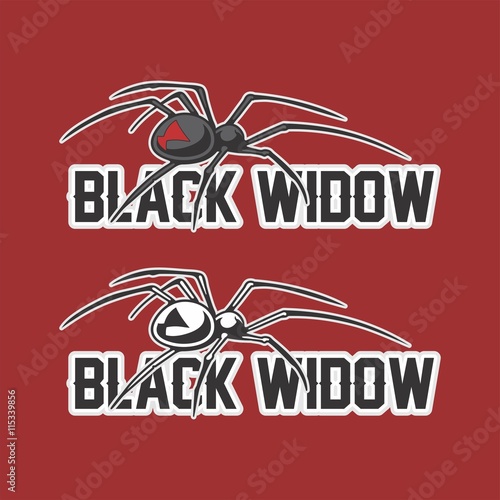 black widow mascot