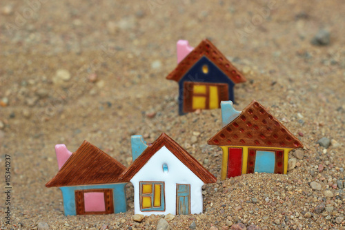 toy houses, real estate