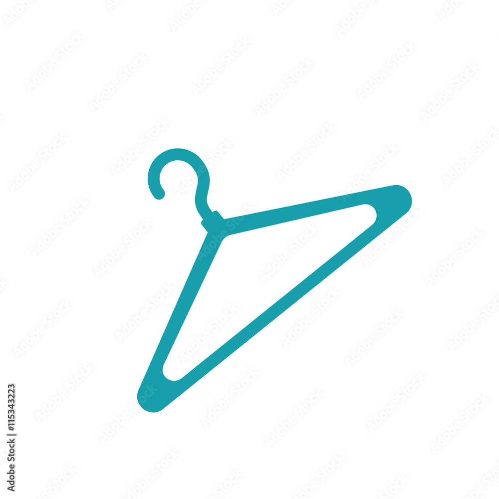 hanger icon on white background hanger icon on white background