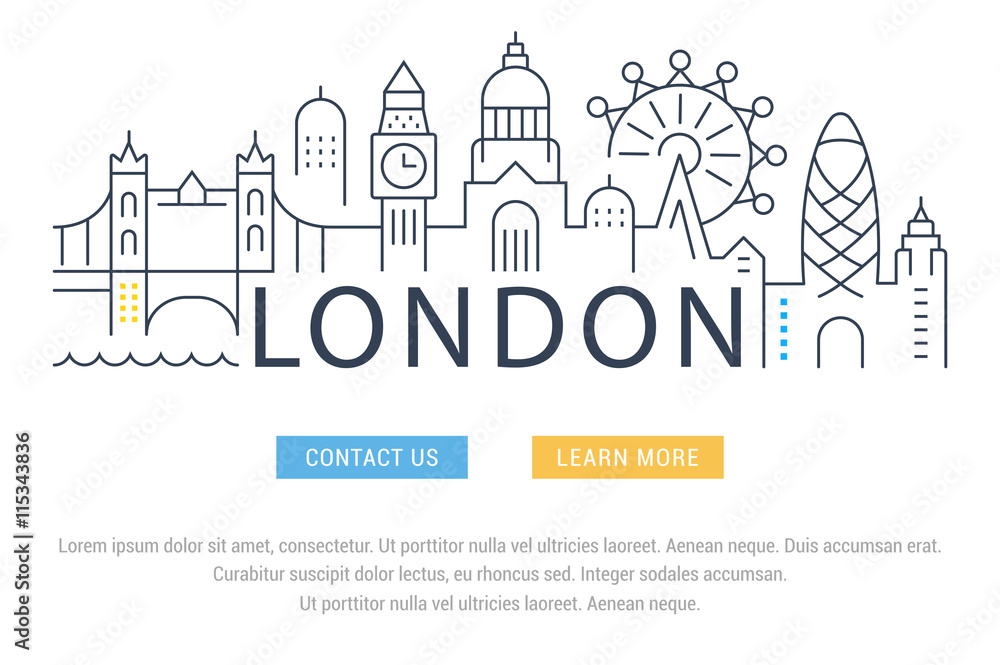 Website Banner and Landing Page London