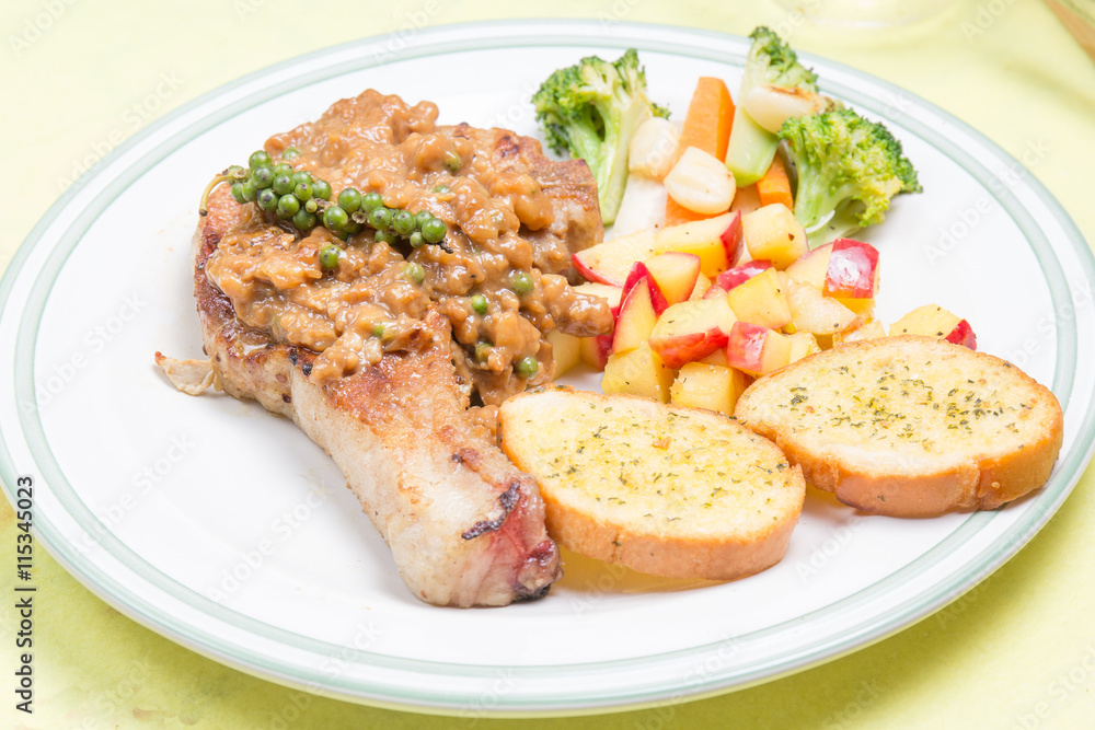 Pork chop steak