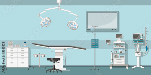 Illustration of a operating room