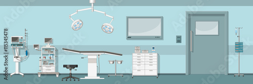 Illustration of a operating room