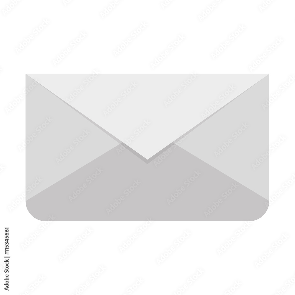 simple flat design closed envelope icon vector illustration simple flat design closed envelope icon vector illustration