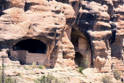 Gila Cliff Dwellings historic native American Mogollon culture a