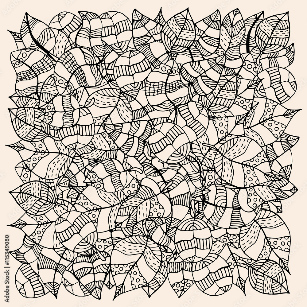 Fototapeta premium Wzór liści jesienią