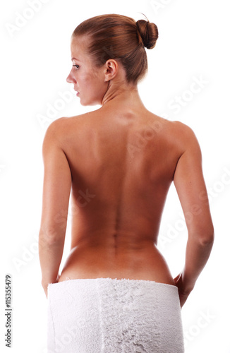 Back of woman