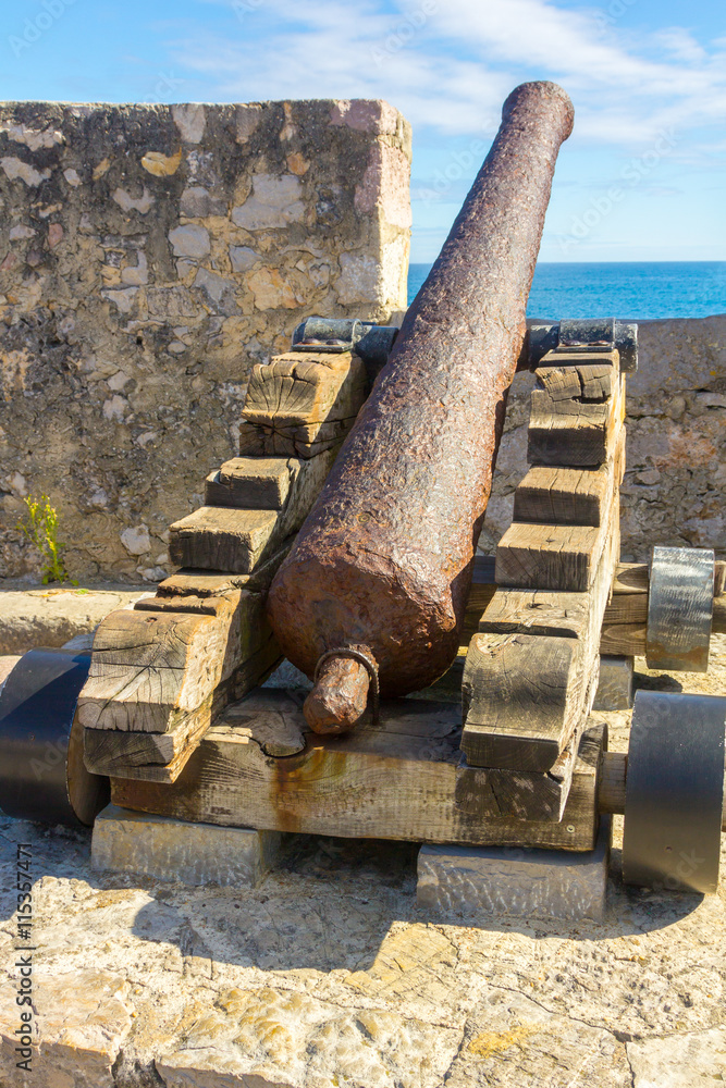 Old and Antique cannon coastal defense Old and Antique cannon coastal defense