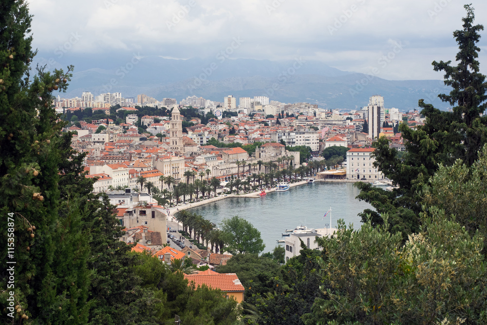 Ausblick auf die Altstadt von Split - Mitteldalmatien - Kroatien