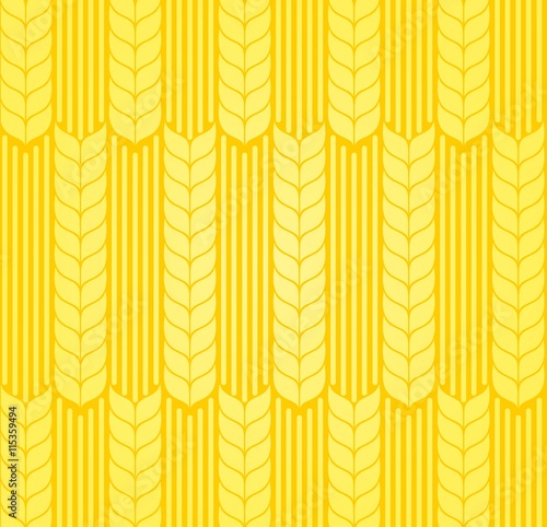 Seamless background with wheat.