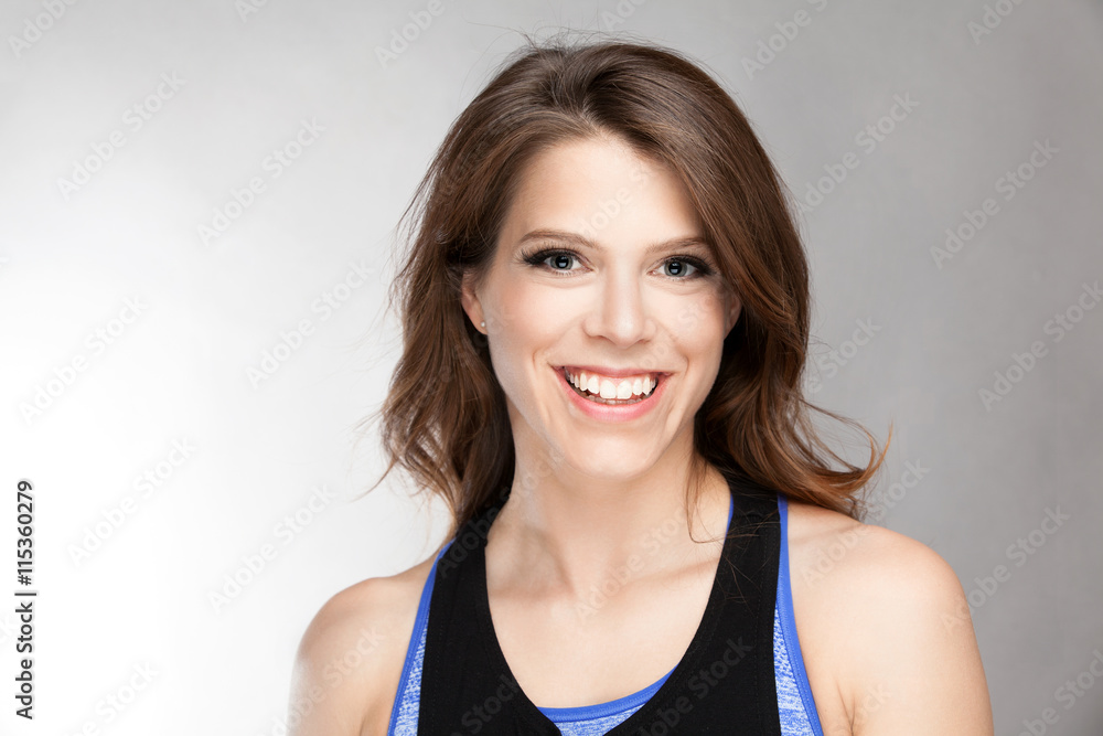 Fit young female trainer Fit young female trainer