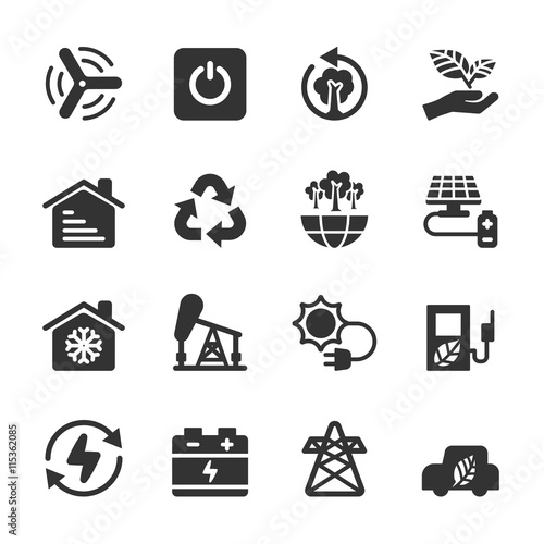 ecology icon set 8, vector eps10