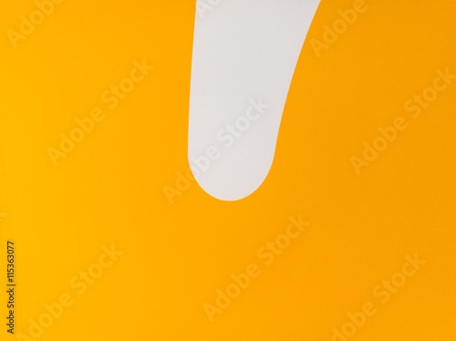 Yellow wall texture with white mark