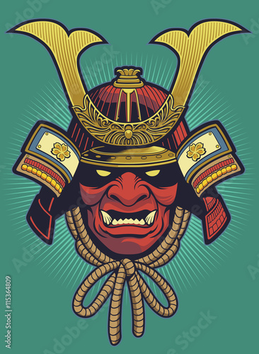 Photos Samurai Helmet Vector