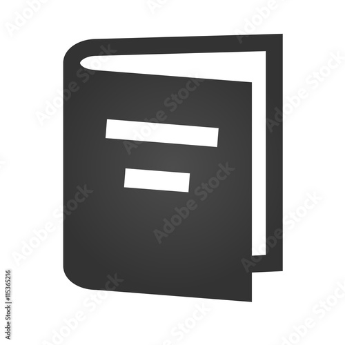 Book icon. Book flat design. Picture of book. Book logo.