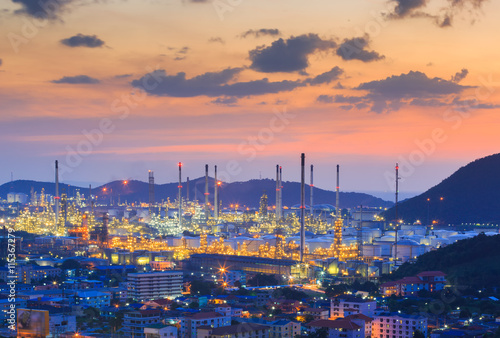 Oil refinery plant of petroleum or petrochemical industry  © Getty Gallery