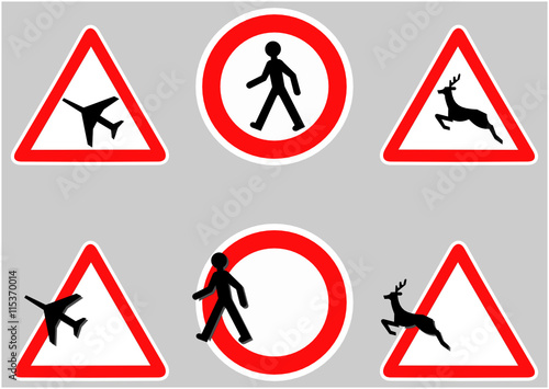 Panneaux interdiction
