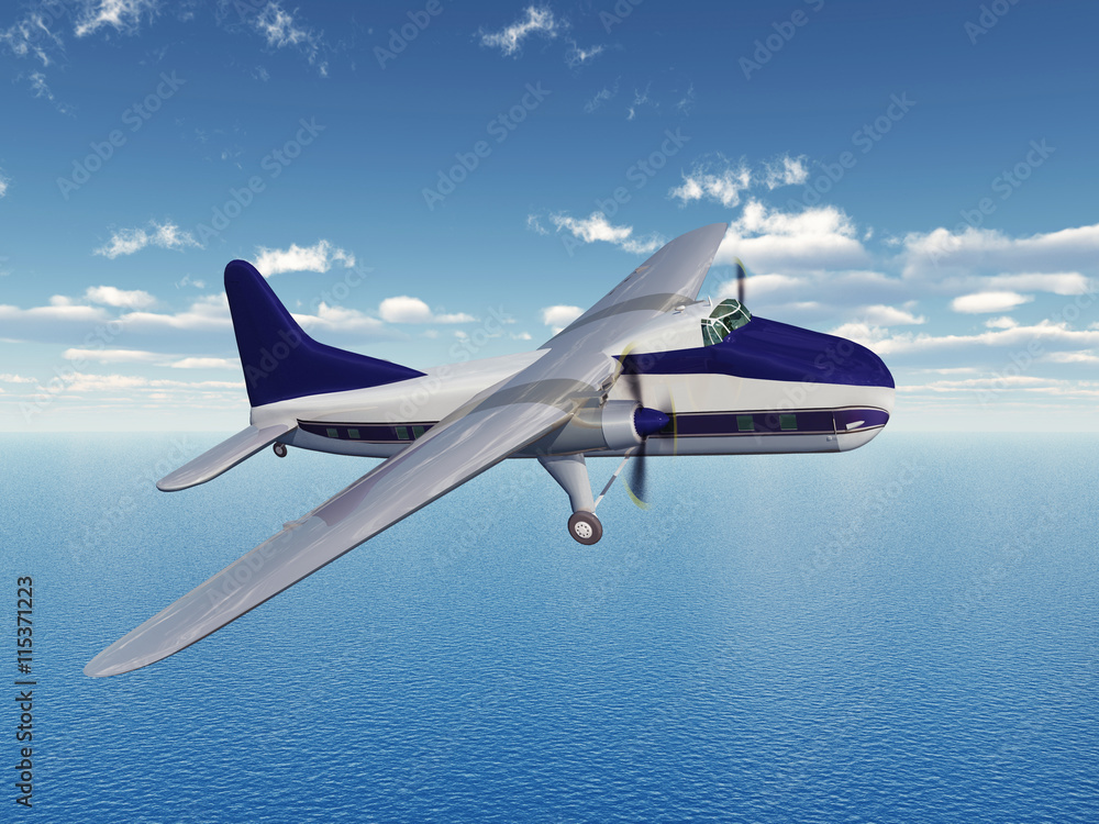 Naklejka premium British cargo aircraft of the 1940s