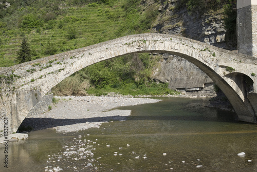 Arch Bridge at Dolceacqua, Italy 