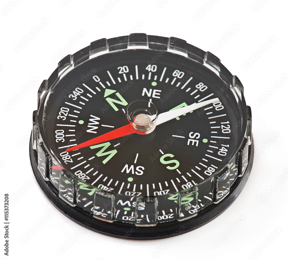 Navigation compass isolated on white background. Navigation compass isolated on white background.