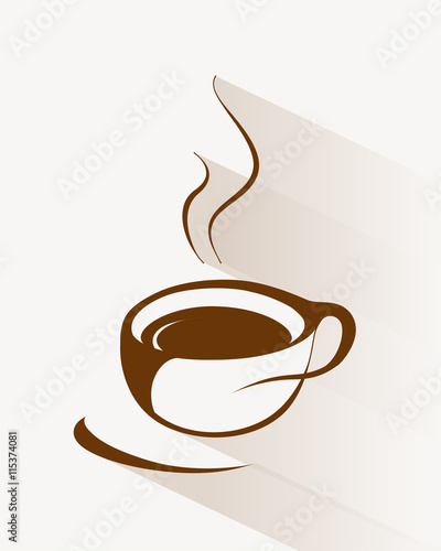 Cup (mug) of hot drink (coffee, tea etc)