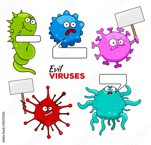 Colorful Evil Viruses