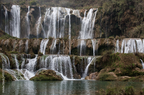 The Jiulong  nine dragon  waterfall yunnan  china.