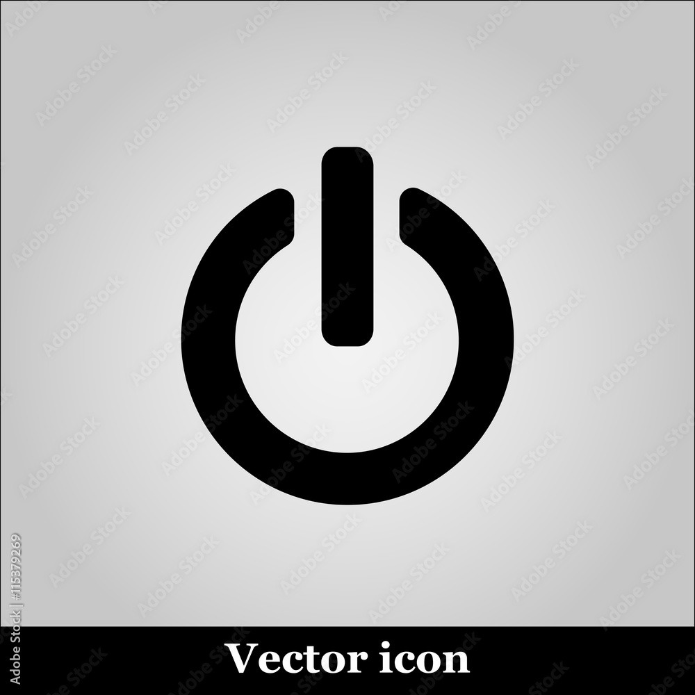 On Off switch web icon, vector illustration On Off switch web icon, vector illustration