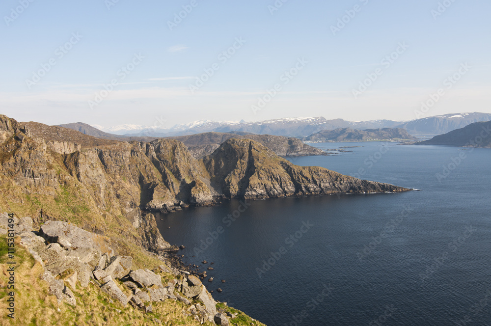 Norway, island Runde / Runde is an island in the municipality of Heroy in More og Romsdal county, Norway.