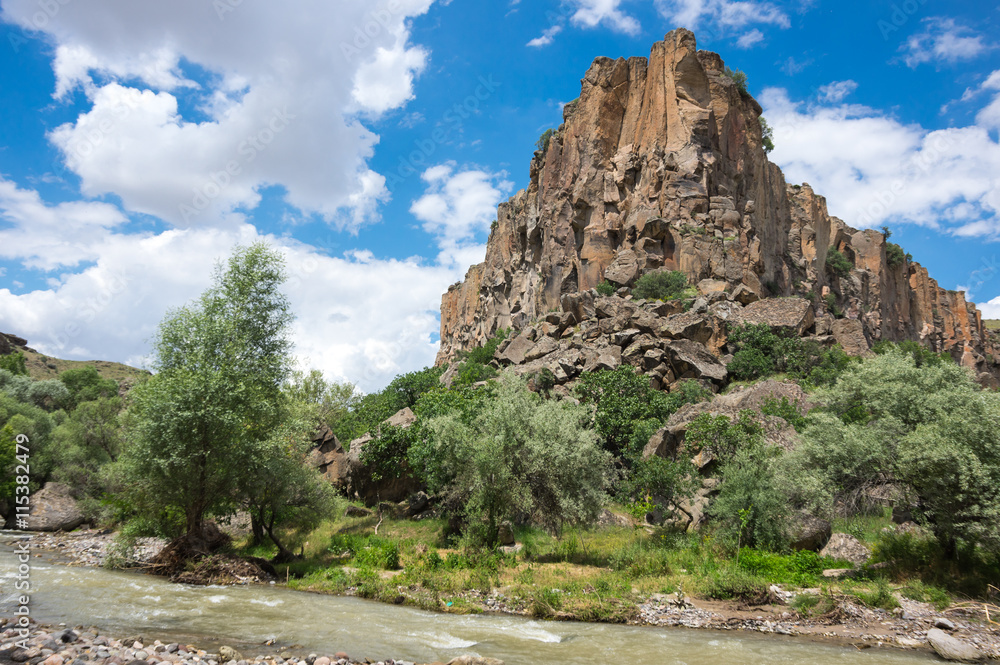 Ihlara valley in Cappadocia, Turkey Ihlara valley in Cappadocia, Turkey
