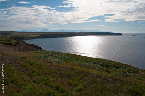 Islanda: vista del lago Myvatn il 22 agosto 2012. Myvatn è il quarto lago naturale in ordine di grandezza dell'Islanda