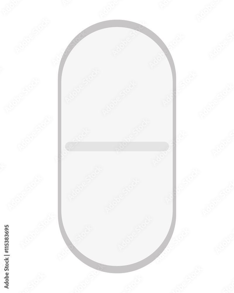 simple flat design medicine tablet icon vector illustration simple flat design medicine tablet icon vector illustration