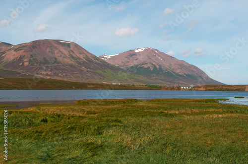 Islanda: alla scoperta dei fiordi, vista del paesaggio islandese il 20 agosto 2012. Il paesaggio islandese è considerato in tutto il mondo unico e diverso da qualsiasi altro sul pianeta