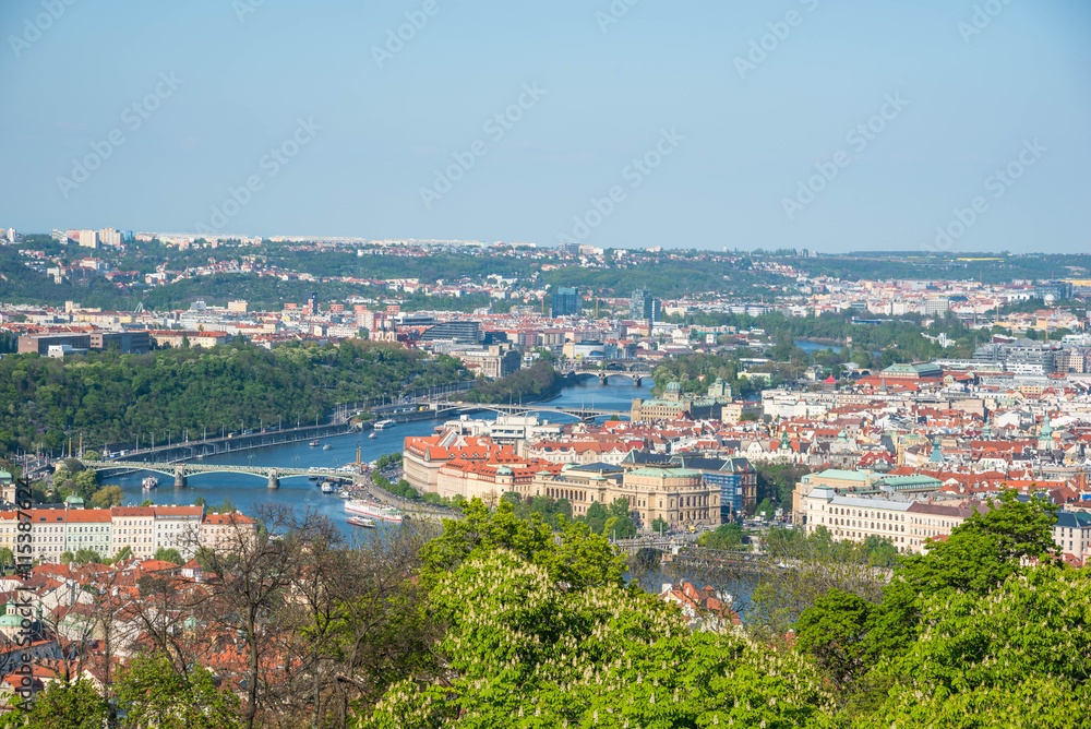 View of Prague From Petrin Tower - Czech Republic