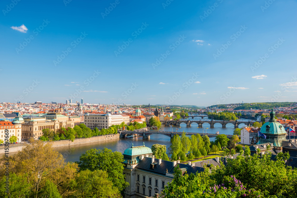 View of Prague from Letna Park