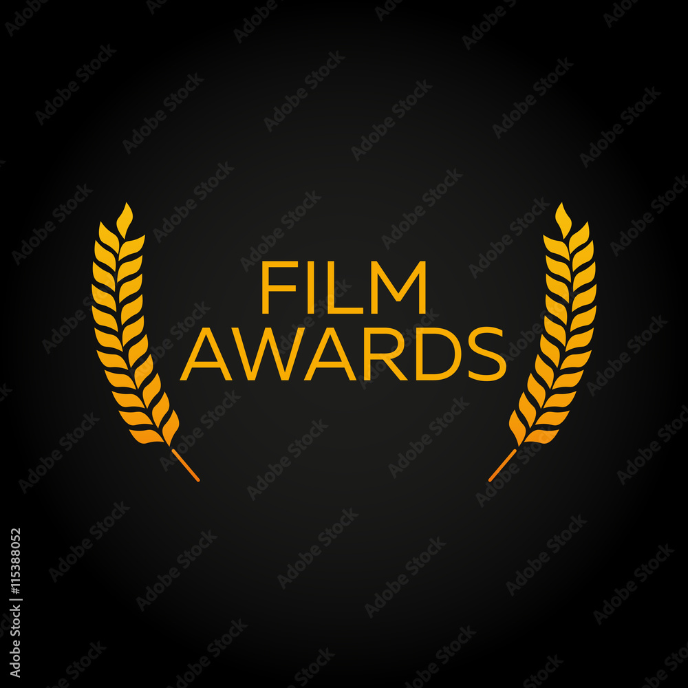 Cannes. Laurel. Film Awards Winners. Film awards logo. Cinema. Vector illustration. Cannes. Laurel. Film Awards Winners. Film awards logo. Cinema. Vector illustration.