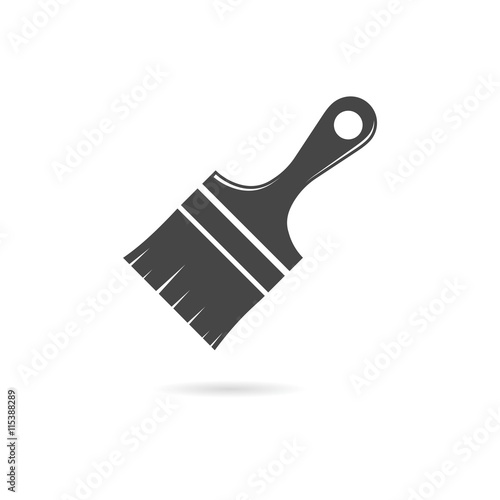 Paint brush icon vector