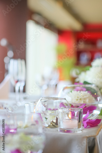 candlelight and flower