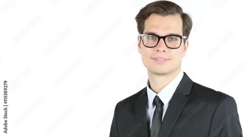 Adult business man smiling looking at the camera Adult business man smiling looking at the camera