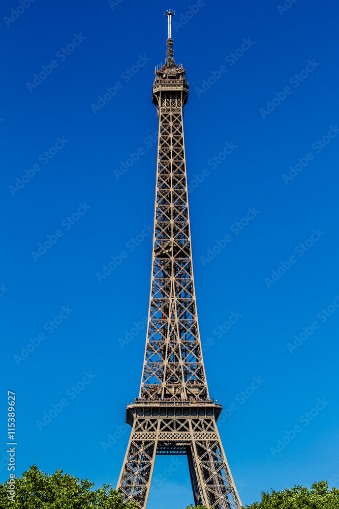 Tour Eiffel (Eiffel Tower), Champ de Mars in Paris, Tour Eiffel (Eiffel Tower), Champ de Mars in Paris,