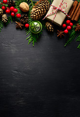 Christmas or New Year background