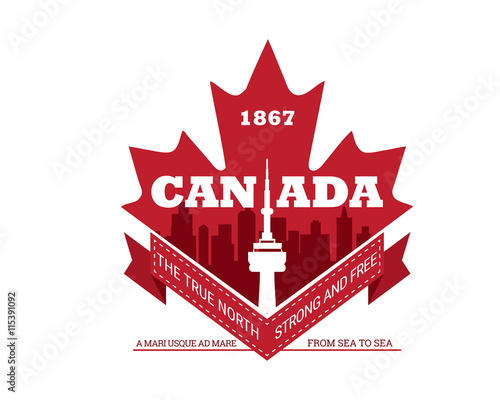Modern Country & City Badge - Canada