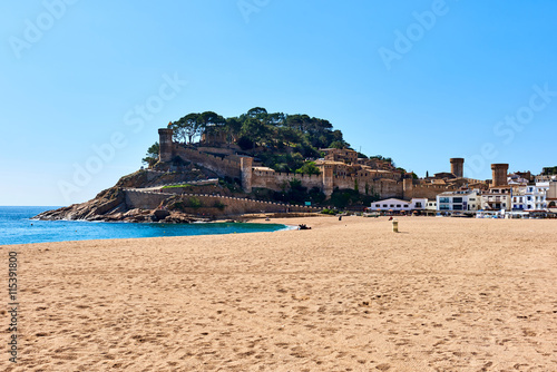 Tossa de Mar Castle. Costa Brava, Spain