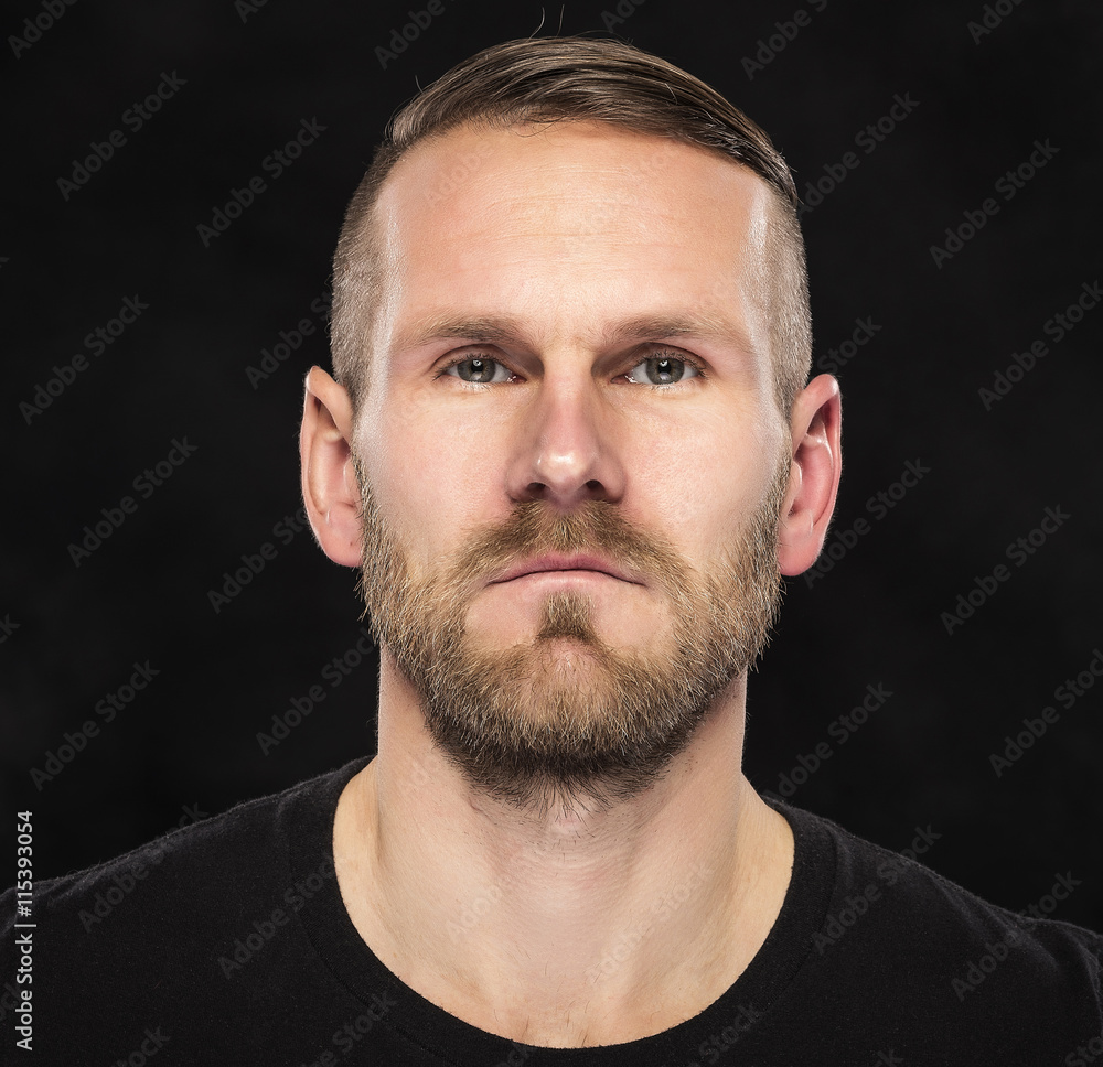 Portrait of an handsome man. Portrait of an handsome man.