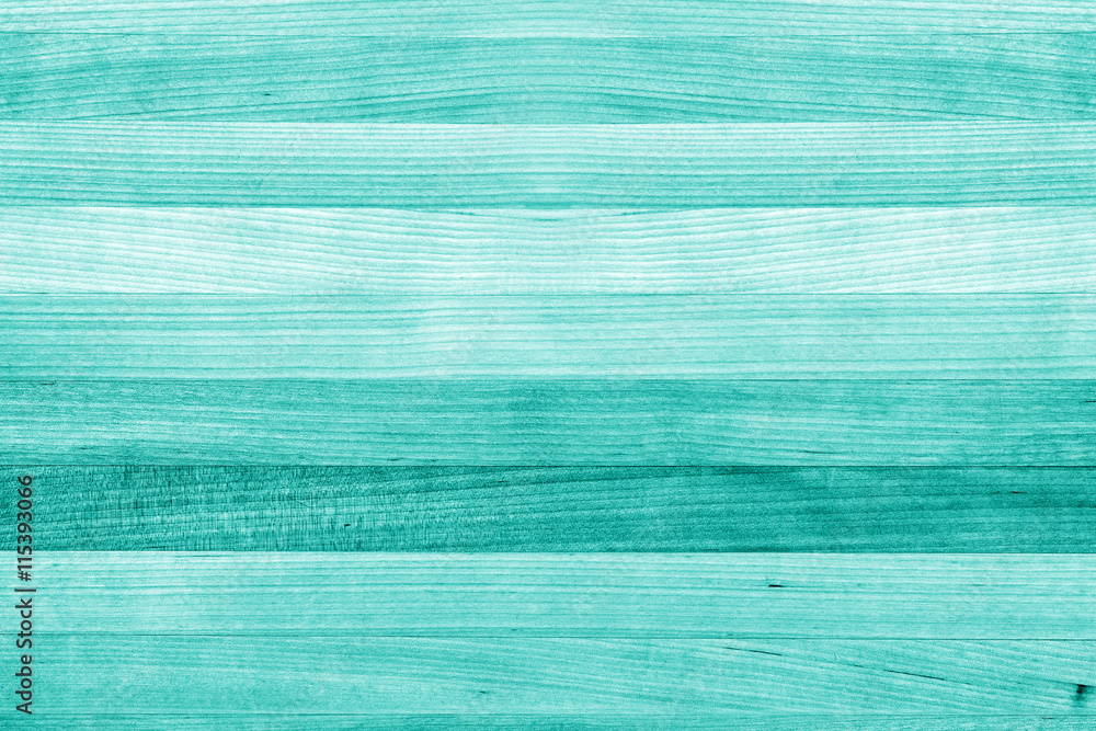 Obraz premium Turkusowy i turkusowy zielony drewno tekstury tła