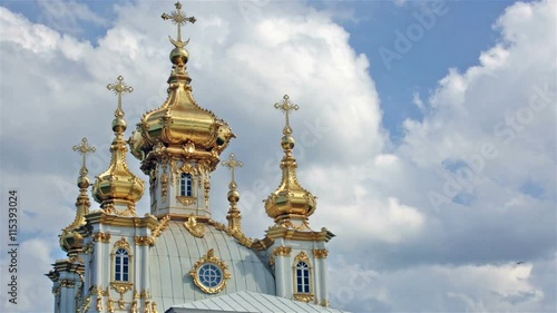 Church of the Holy apostles Peter and Paul in Peterhof, Russia
