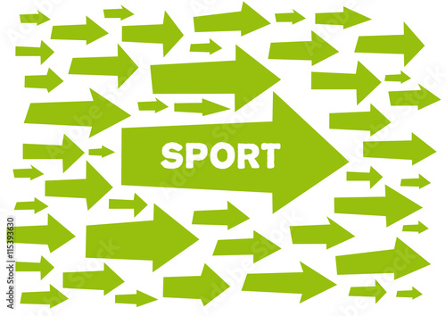 Chart Pfeile Sport